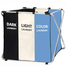 HAMPER/ CESTA DE ROPA SUCIA 3 DIVICIONES GRANDE DE 180